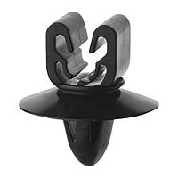 Кріплення опори капота, шлангів, дротів, Тримач трубок/проводів Чорний, Пластик, Розміри (мм): T-11.8x10