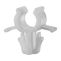 Кріплення опори капота, шлангів, дротів, Тримач трубок/проводів Білий, Пластик, Розміри (мм): F-9.5x11.8