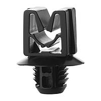 Кріплення опори капота, шлангів, дротів, Тримач трубок/проводів Чорний, Пластик, Розміри (мм): T-16.5x12