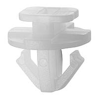 Кріплення обшивки/молдінгів, два й більше капелюшок, Прямокутний капелюшок Дві капелюшки, Білий, Пластик, Розміри (мм):