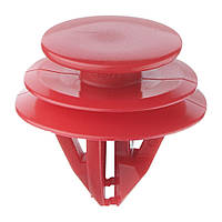 Кріплення обшивки/молдінгів, два й більше капелюшок, Круглий капелюшок кілька капелюшок, Червоний, Пластик,