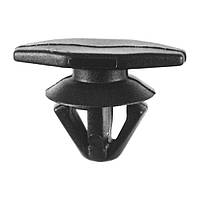 Кріплення обшивки/молдінгів, два й більше капелюшок, Вузьке головка Дві капелюшки, Чорний, Пластик, Розміри (мм):