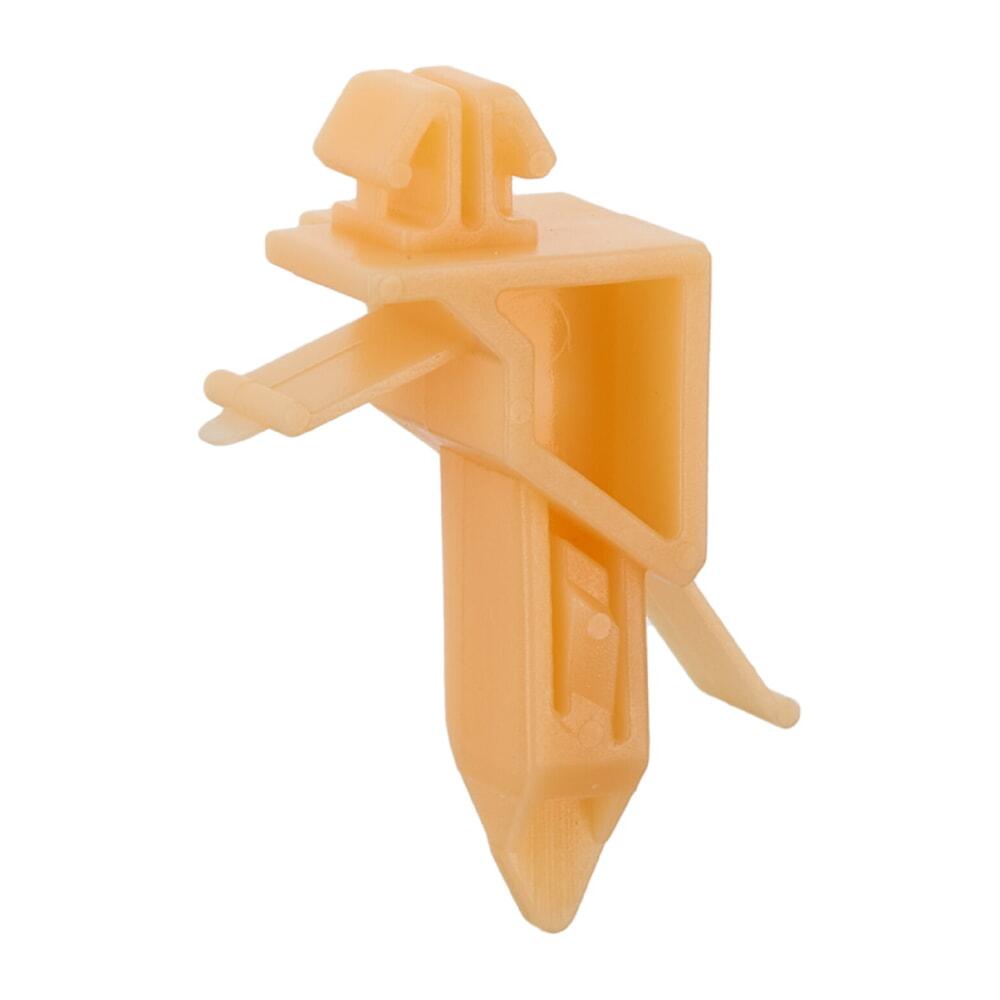 Кріплення обшивки/молдінгів, два й більше капелюшок, Фігурний капелюшок Дві капелюшки, Світло-жовтогарячий, Пластик,, фото 1