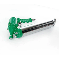 Пістолет для видавлювання мастила пневматичний Apro 400 мл, дві насадки (850133)