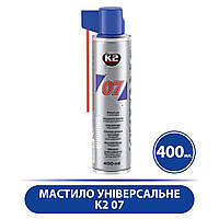 Мастило універсальне K2 07 аерозоль, для універсального використання/проникне 400 мл, Прозоре,