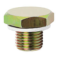 Гвинти, болти, Болт із шайбою Пробка оливозливного отвору, Жовтий, Метал, Розміри (мм): T-18.9 H1-11 M-12.