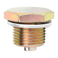 Гвинти, болти, Болт із шайбою Пробка оливозливного отвору, Жовтий, Метал, Розміри (мм): T-23.8 H1-12 M-18.