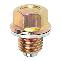 Гвинти, болти, Болт із шайбою Пробка оливозливного отвору, Жовтий, Метал, Розміри (мм): T-22.8 H1-13 M-14.