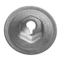 Гайки, шайби, накрутки, Гайка з фланцем Сріблястий, Метал, Розміри (мм): T-22.5 T1-10 D-3.7 M-5. Марка