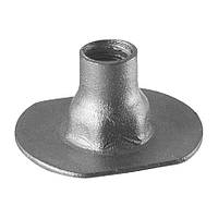 Гайки, шайби, накрутки, Гайка-вставка Сріблястий, Метал, Розміри (мм): T-19.1x16.1 T1-6 D-8 H-10.1 M-4. Марка