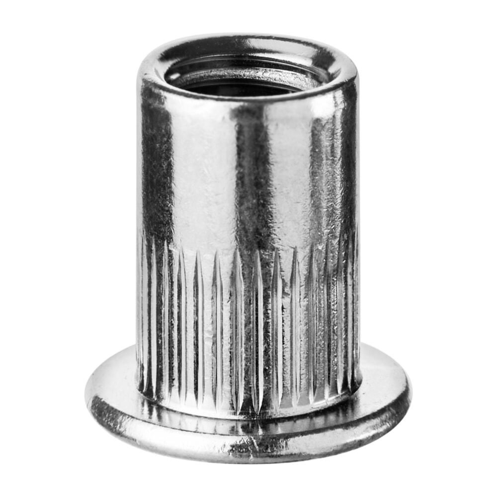 Гайки, шайби, накрутки, Гайка витяжна Сріблястий, Сталь, Розміри (мм): T-16 T1-10.9 H-18 M-8. Марка, фото 1