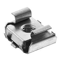 Гайки, шайби, накрутки, Гайка-вставка Сріблястий, Метал, Розміри (мм): T-10.1x10.1 H-6.4 M-3. Марка