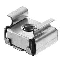 Гайки, шайби, накрутки, Гайка-вставка Сріблястий, Метал, Розміри (мм): T-12.3x12.3 H-9.1 M-4. Марка