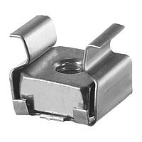 Гайки, шайби, накрутки, Гайка-вставка Сріблястий, Метал, Розміри (мм): T-12.2x12.1 H-10.6 M-4. Марка