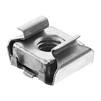 Гайки, шайби, накрутки, Гайка-вставка Сріблястий, Метал, Розміри (мм): T-9.7x10 H-5.6 M-4. Марка автомобіля: