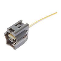 Електричний з'єднувач із дротом, 1-контактний, Датдатчик Детонації, Сірий, Пластик,