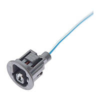 Електричний з'єднувач із дротом, 1-контактний, Датчик Урівня Олії, Датчик Детонації, Сірий, Пластик,