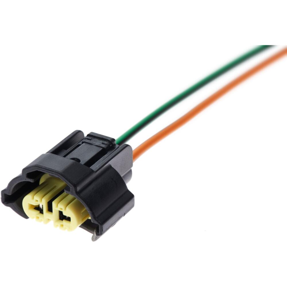 Електричний з'єднувач із дротом, 2-контактний, К Автолампі Н9, Чорний, Пластик,, фото 1