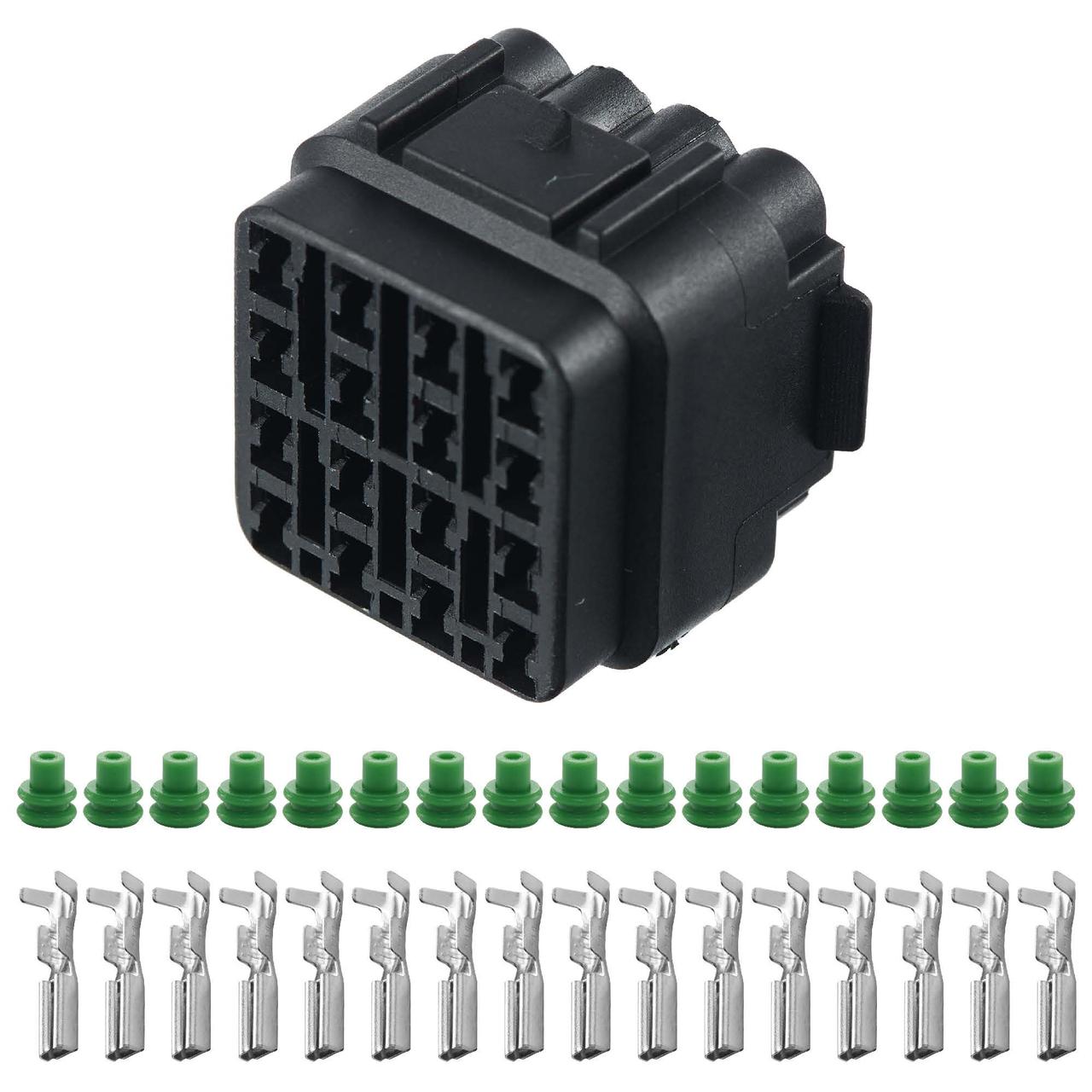 Тип
Електричний з'єднувач
Підвид 16-контактний
Колір Чорний
Матеріал Пластик
Країна походження машини, фото 1