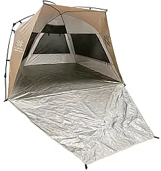 Тент-шатер напівавт. сонцезахисний  Norfin SUMMER SILVER / FG / 255/160х160х149см / NF (200537) NF-10413