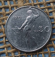50 лiр 1977 року. Iталiя