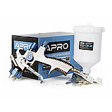 Фарборозпилювач Apro LVMP Ø 1,4 мм у/б пласт. 600 мл (850041), фото 2