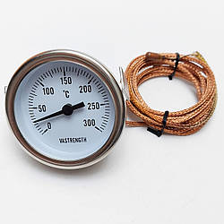 Термометр капілярний діаметром 60мм/300°С/2м Vastrength