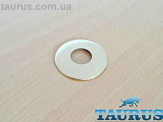 Золотий плоский фланець ThermoPulse Gold розмір D67 мм / висота 5 мм, під внутрішній розмір 3/4" (26мм). Н/ж сталь