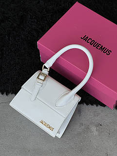 Сумка жіноча Jacquemus Le Chiquito Premium (с упаковкой) Білий