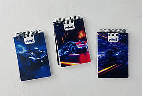 Блокнот А7 На спіралі Пластикова обл. 80 аркушів у клітку (26311+) Economix