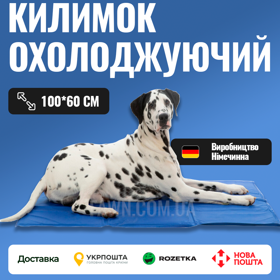 Охолоджуючий килимок для собак Trixie 100х60 см