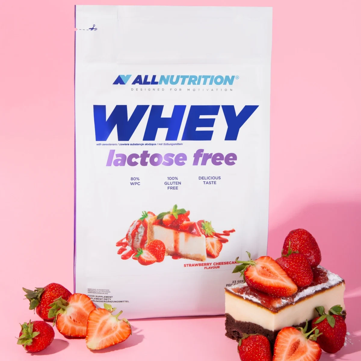 Сироватковий протеїн без лактози AllNutrition Whey Lactose Free Protein 700 г (різні смаки )