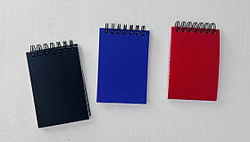 Блокнот А7 На спіралі Пластикова обл. 80 аркушів у клітку (20324) Economix