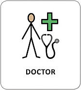 Картки з піктограмами. Заклади та професії, фото 4