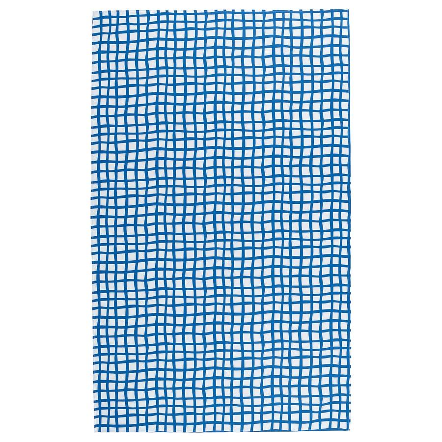 Скатертина IKEA PILLERSTARR 145x240 см Біло-синя 805.973.50