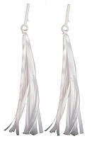 Прикраса на кермо Green Cycle GCS-540 білі тканинні смужки