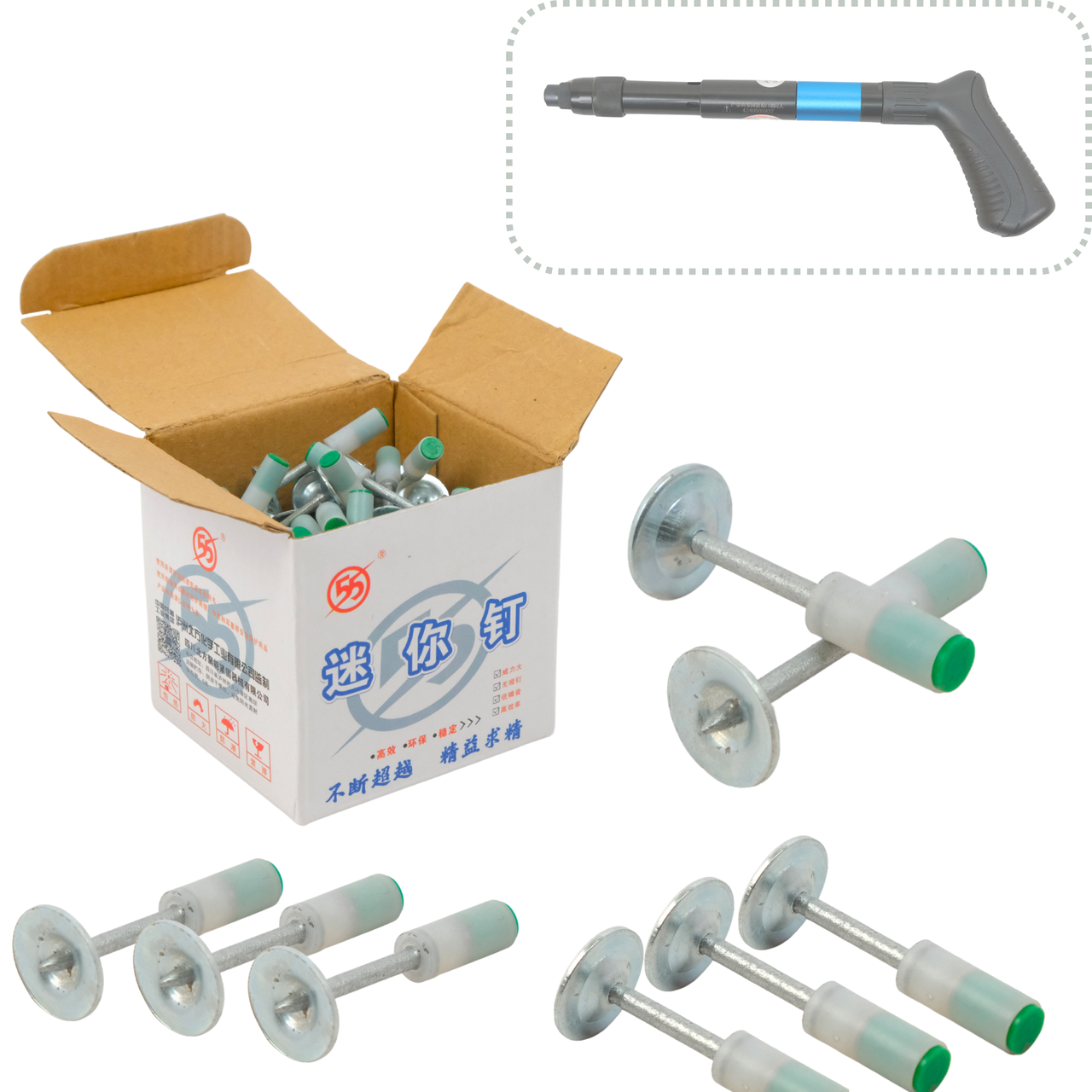 Цвяхи для порохового пістолета Profter 16*25 мм (100 шт), фото 1