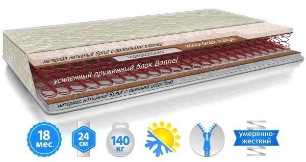 Матрац пружинний «СУПЕР-НЕПТУН» 200х180 ВЕЛАМ