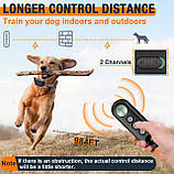 Нашийник THVGUL Citronella Bark для великих собак, нашийник для собак Citronella з пультом дистанційного керування, спрей-нашийник, фото 6