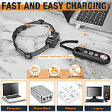 Нашийник THVGUL Citronella Bark для великих собак, нашийник для собак Citronella з пультом дистанційного керування, спрей-нашийник, фото 4