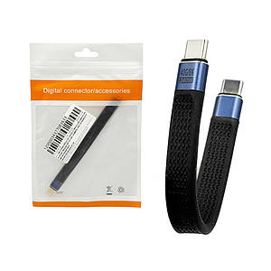 Кабель TypeC to TypeC (USB4 / Thunderbolt 3) PD240W / 8K60Hz / до 40Gbps (13cм)