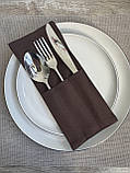 Куверти для столових приладів коричневий, фото 2