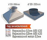 Монтажна кришка-адаптер (перехідник) для димососа d 300мм, фото 2