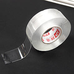 Силіконовий нано-скотч, двосторонній, 3 см, прозорий, 5 м