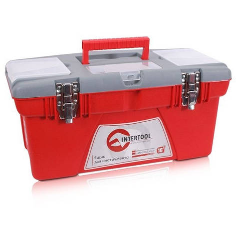 Скринька для інструментів з металевими замками 18" Intertool BX-0518, фото 1