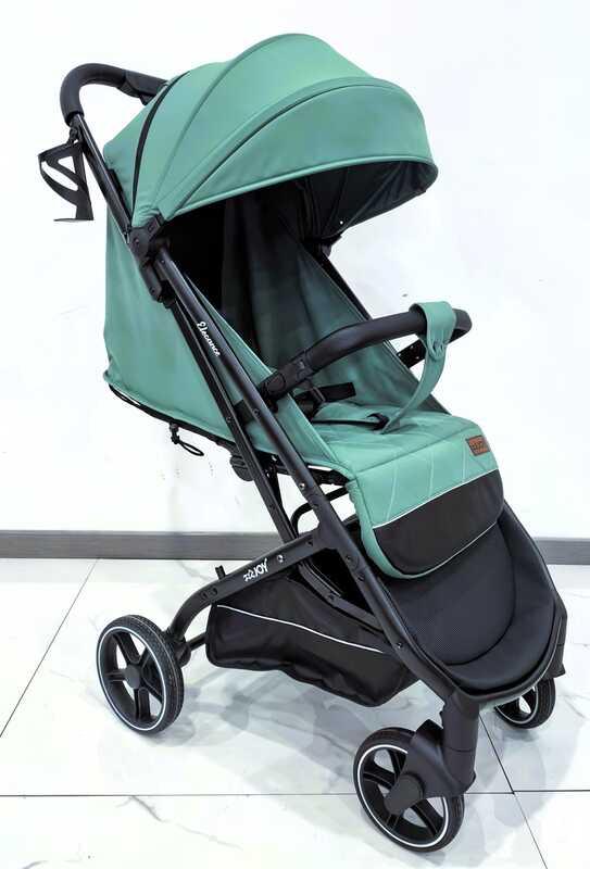 Дитяча прогулянкова коляска-книга JOY Elegans A-40481 до 15 кг, алюмінієва рама, підсклянник, фото 1