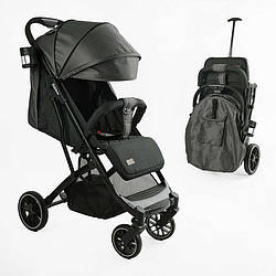 Дитяча прогулянкова коляска-книга JOY Fabiana FB-76619 до 15 кг, сталева рама, підсклянник, телескопічна