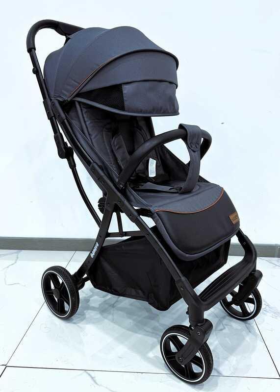 Дитяча прогулянкова коляска-книга JOY Geneva GN-53277 до 15 кг, алюмінієва рама, підсклянник, фото 1