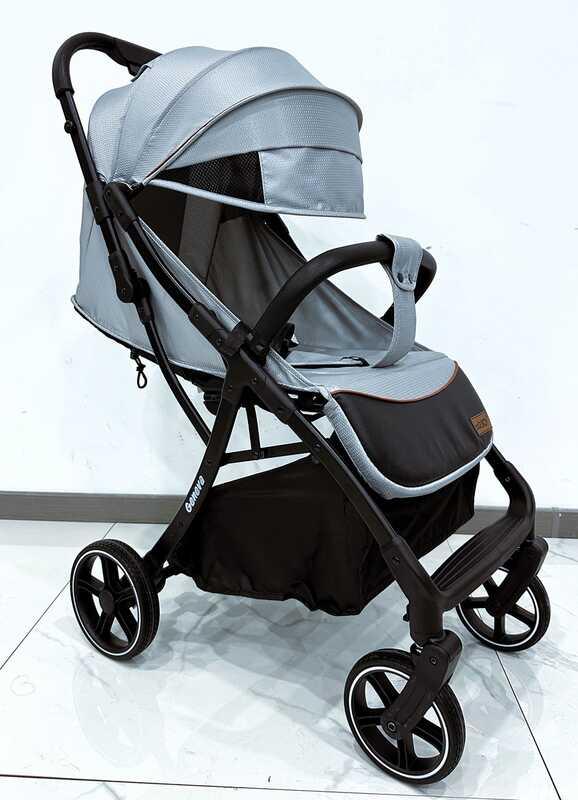 Дитяча прогулянкова коляска-книга JOY Geneva GN-64493 до 15 кг, алюмінієва рама, підсклянник, фото 1