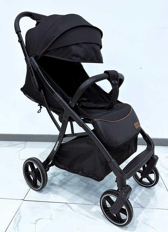 Дитяча прогулянкова коляска-книга JOY Geneva GN-91378 до 15 кг, алюмінієва рама, підсклянник, фото 1
